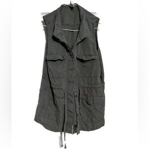 Faded Glory OLIVE/ARMY Green Vest (L)